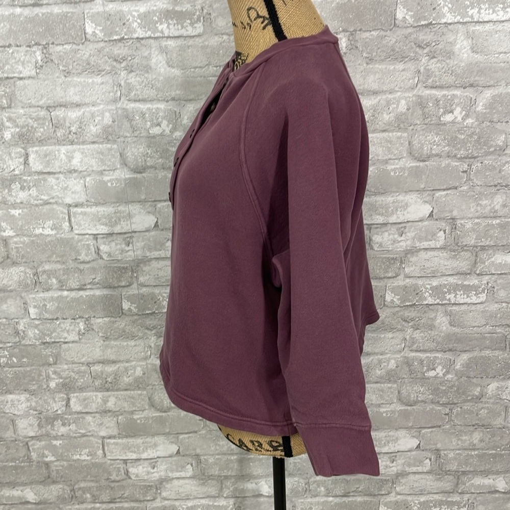 Madewell Burgundy Sweatshirt - Picture 3 of 9